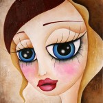 Marie (acrylique et collage sur toile) [50 X 40 X 2 cm] VENDU
