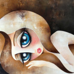Alicia (acrylique sur toile) 76 x 91 x 4 cm